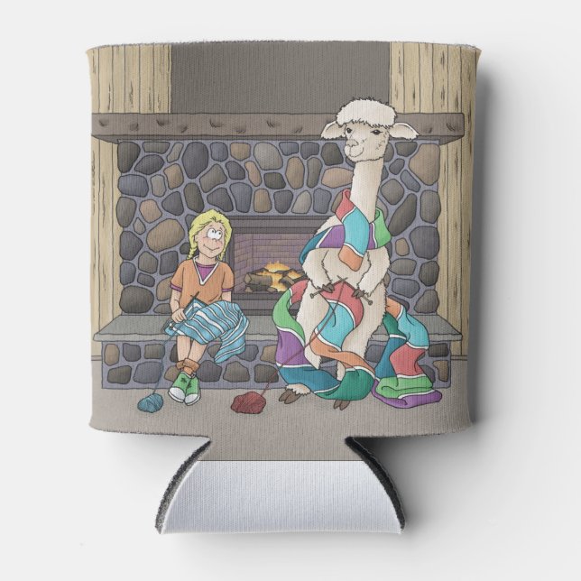 Rafraîchisseur Pour Canette Tricot Alpaca (Devant)