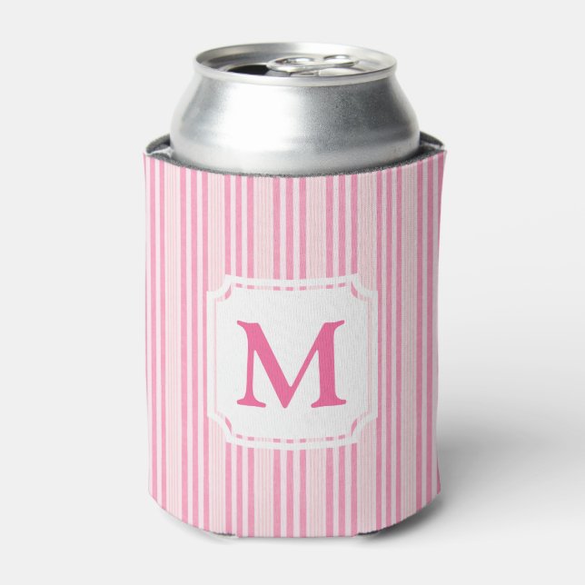 Rafraîchisseur Pour Canette Tripple rose | Monogramme Cabana (Can devant)