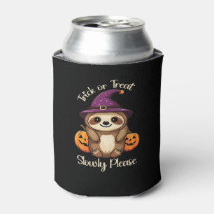 Rafraîchisseur Pour Canette Trop Lazy pour faire peur mignon Halloween Sloth C