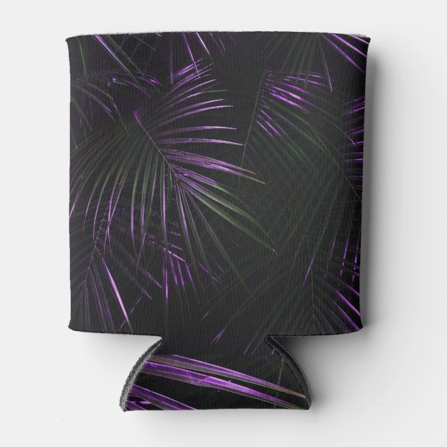 Rafraîchisseur Pour Canette Tropical Rainforest Night Jungle Motif (Devant)