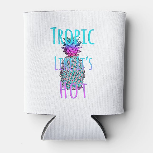 Rafraîchisseur Pour Canette Tropique Comme Son Ananas Côtier Chaud (Devant)