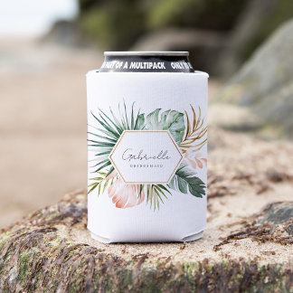 Rafraîchisseur Pour Canette Tropiques Luxuriantes Bridesmaid Can Cooler Cosy