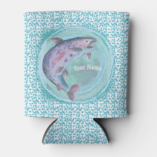 Rafraîchisseur Pour Canette Trout fishing (Devant)