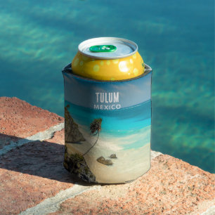 Rafraîchisseur Pour Canette Tulum, Mexique - Tropical Beach Paradise