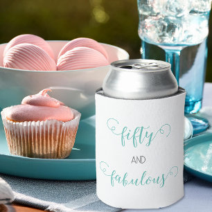 Rafraîchisseur Pour Canette Turquoise Grey 50 et Fabuleux anniversaire