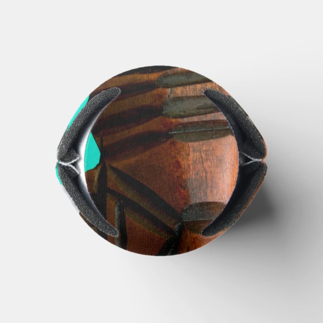 Rafraîchisseur Pour Canette Turquoise Tiki (Bas)