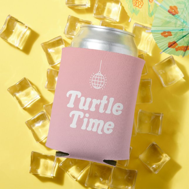 Rafraîchisseur Pour Canette Turtle Time Coozie (Été in situ)