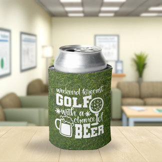 Rafraîchisseur Pour Canette Typographie des prévisions de golf du week-end