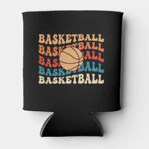 Rafraîchisseur Pour Canette Typographie sportive vintage Basketball Retro Desi