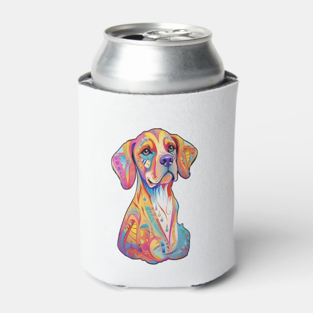 Rafraîchisseur Pour Canette Un chien aquarelle (Can devant)