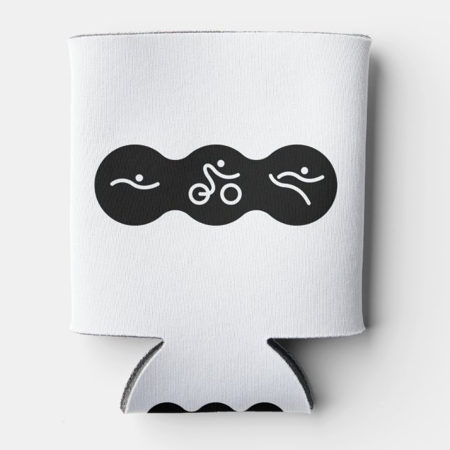 Rafraîchisseur Pour Canette Un grand cadeau de Triathlon pour votre ami ou fam (Devant)