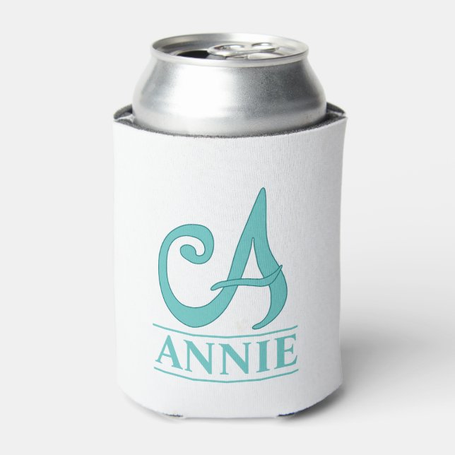 Rafraîchisseur Pour Canette Un refroidisseur de canette monogrammé (Can devant)