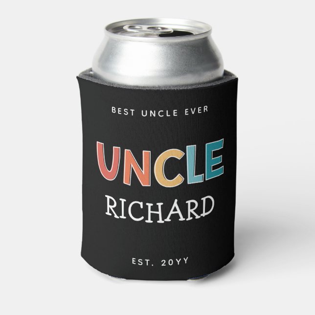 Rafraîchisseur Pour Canette Uncle personnalisé Retro cadeau meilleur oncle jam (Can Dos)