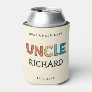 Rafraîchisseur Pour Canette Uncle personnalisé Retro cadeau meilleur oncle jam