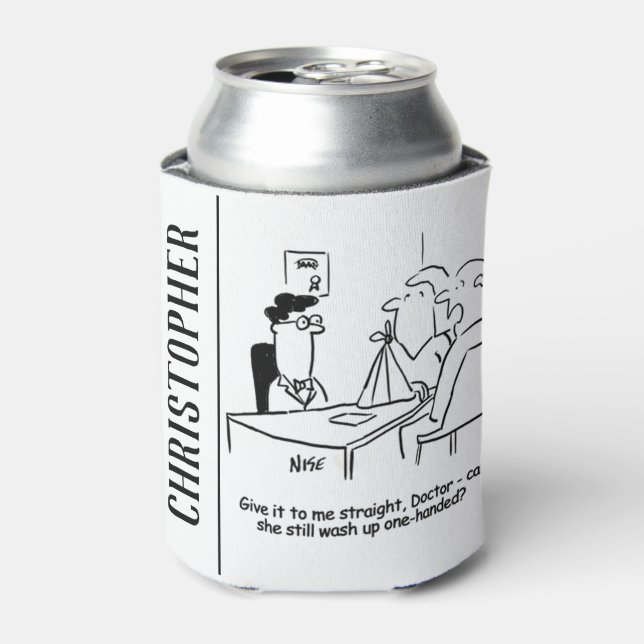 Rafraîchisseur Pour Canette Une femme a un bras cassé dans une fronde (Can devant)