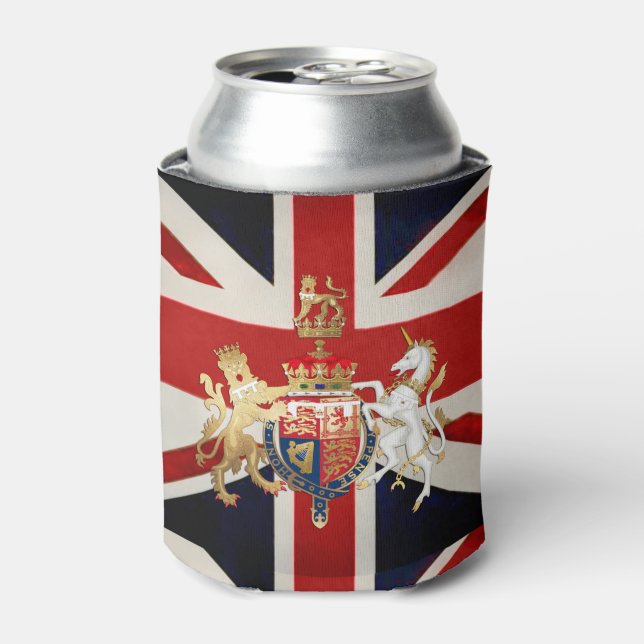 Rafraîchisseur Pour Canette UNION JACK et INSIGNE (Can devant)