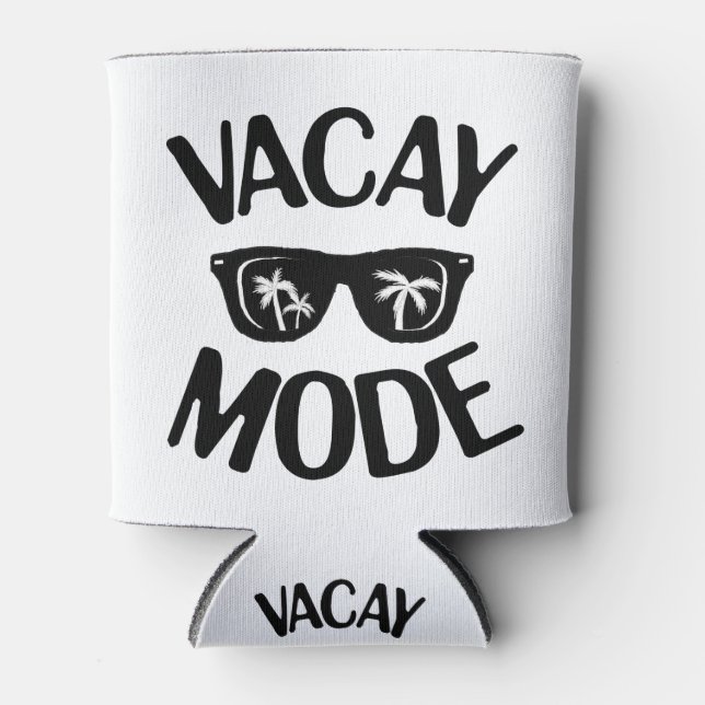 Rafraîchisseur Pour Canette Vacances Art Vacay Mode Word Texte Art (Devant)