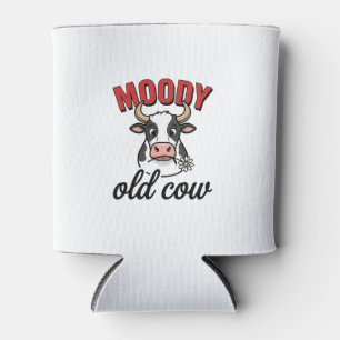 Rafraîchisseur Pour Canette Vache Vieille Humeur Vintage Dessin de T-shirt de