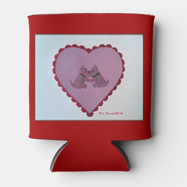 Rafraîchisseur Pour Canette Valentine Scotties (Devant)