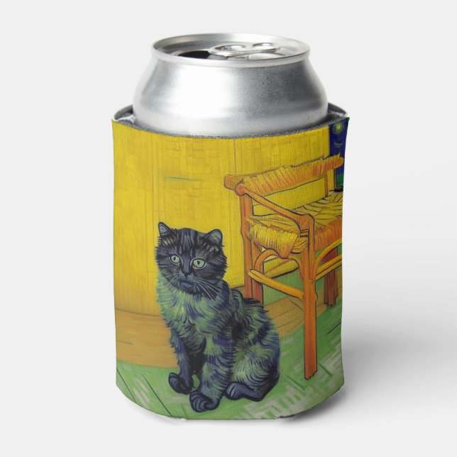 Rafraîchisseur Pour Canette Van Gogh Black Cat (Can devant)