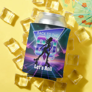 Rafraîchisseur Pour Canette Vaporwave Roller Skate fête d'anniversaire