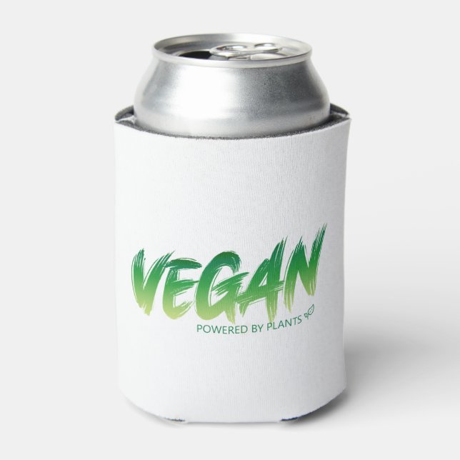 Rafraîchisseur Pour Canette Vegan - Propulsé par des plantes (Can devant)
