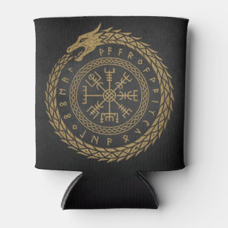 Rafraîchisseur Pour Canette Vegvisir Dessin de cercle de rune de serpent nordi