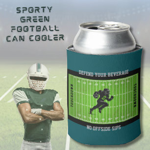Rafraîchisseur Pour Canette Ventilateur de football vert sportif Can Cooler