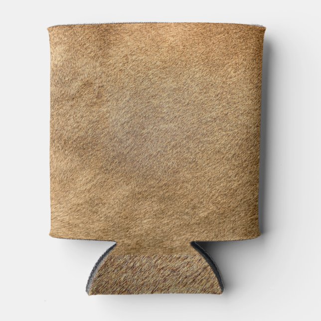 Rafraîchisseur Pour Canette Véritable peau de lion : texture fourrure (Devant)