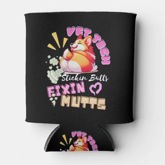 Rafraîchisseur Pour Canette vétérinaire, technicien vétérinaire, médecine, inf (Devant)