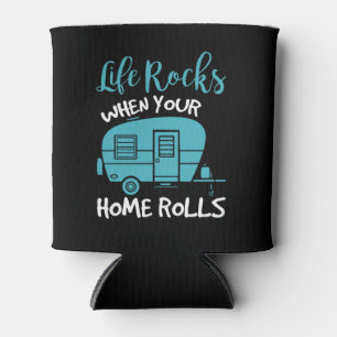 Rafraîchisseur Pour Canette Vie roche lorsque votre maison roule vintage RV