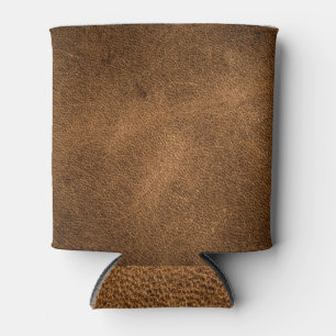 Rafraîchisseur Pour Canette Vieux cuir Brown : Arrière - plan texturé