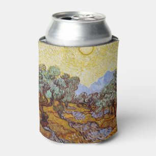 Rafraîchisseur Pour Canette Vincent van Gogh - Oliviers, Ciel Jaune et Soleil