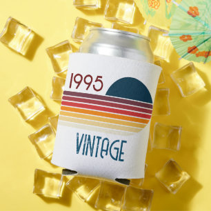 Rafraîchisseur Pour Canette Vintage 1995 Retro Stripe Sun 30e anniversaire