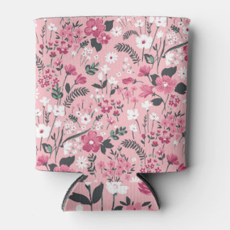 Rafraîchisseur Pour Canette Vintage floral : motif tendance sans couture.