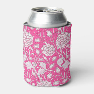 Rafraîchisseur Pour Canette Vintage Floral tendance rose et blanc