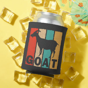 Rafraîchisseur Pour Canette Vintage Goat Lover Style Rétro Chèvre