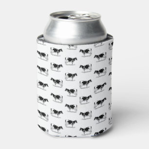 Rafraîchisseur Pour Canette Vintage Holstein vaches personnalisées BG COULEUR