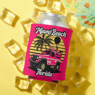 Rafraîchisseur Pour Canette Vintage Miami Beach Floride