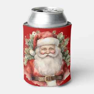 Rafraîchisseur Pour Canette Vintage Noël Père Noël Souriant
