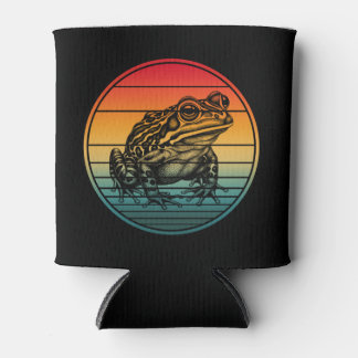 Rafraîchisseur Pour Canette Vintage Retro Frog Amphibian Toad