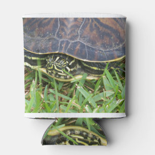 Rafraîchisseur Pour Canette Visage de tortue hors de la coquille