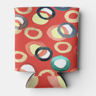 Rafraîchisseur Pour Canette Vivid Aquarelle Art Arrière - plan Abstrait