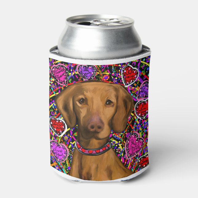 Rafraîchisseur Pour Canette Vizsla de la Saint-Valentin (Can devant)