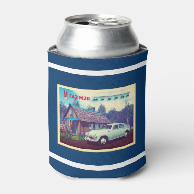 Rafraîchisseur Pour Canette Voiture Russe GAZ M-20 Et Dacha (Can devant)