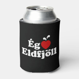 Rafraîchisseur Pour Canette Volcans I Heart (Love) [Ég Elska Eldfjöll]