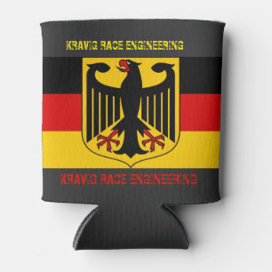 RAFRAÎCHISSEUR POUR CANETTE VOLEZ VOTRE DRAPEAU ALLEMAND RACING DESIGN