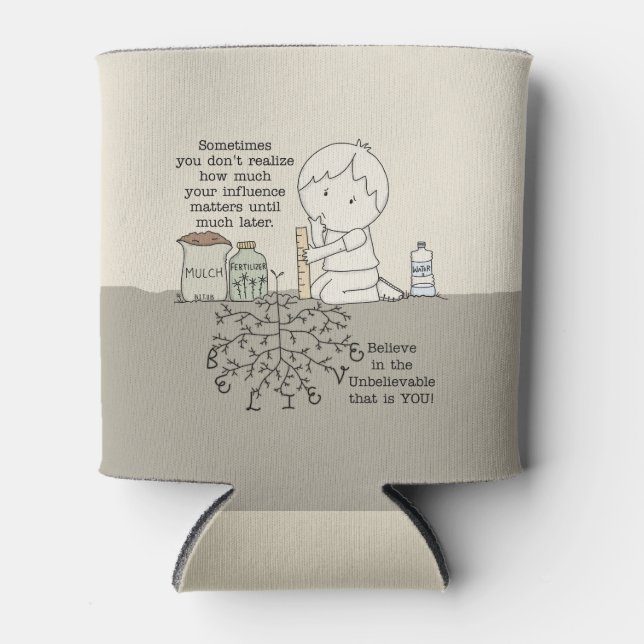 Rafraîchisseur Pour Canette Votre influence compte (Devant)