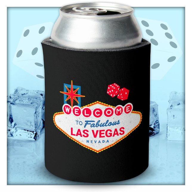 Rafraîchisseur Pour Canette VOUS ACCUEILLE À Las Vegas Trip Las Vegas (Créateur téléchargé)
