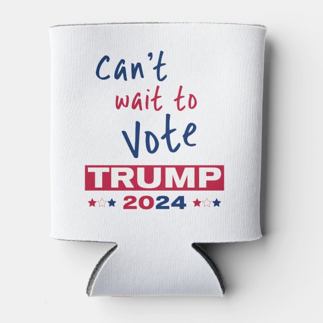 Rafraîchisseur Pour Canette Vous êtes impatient de voter TRUMP 2024 (Devant)